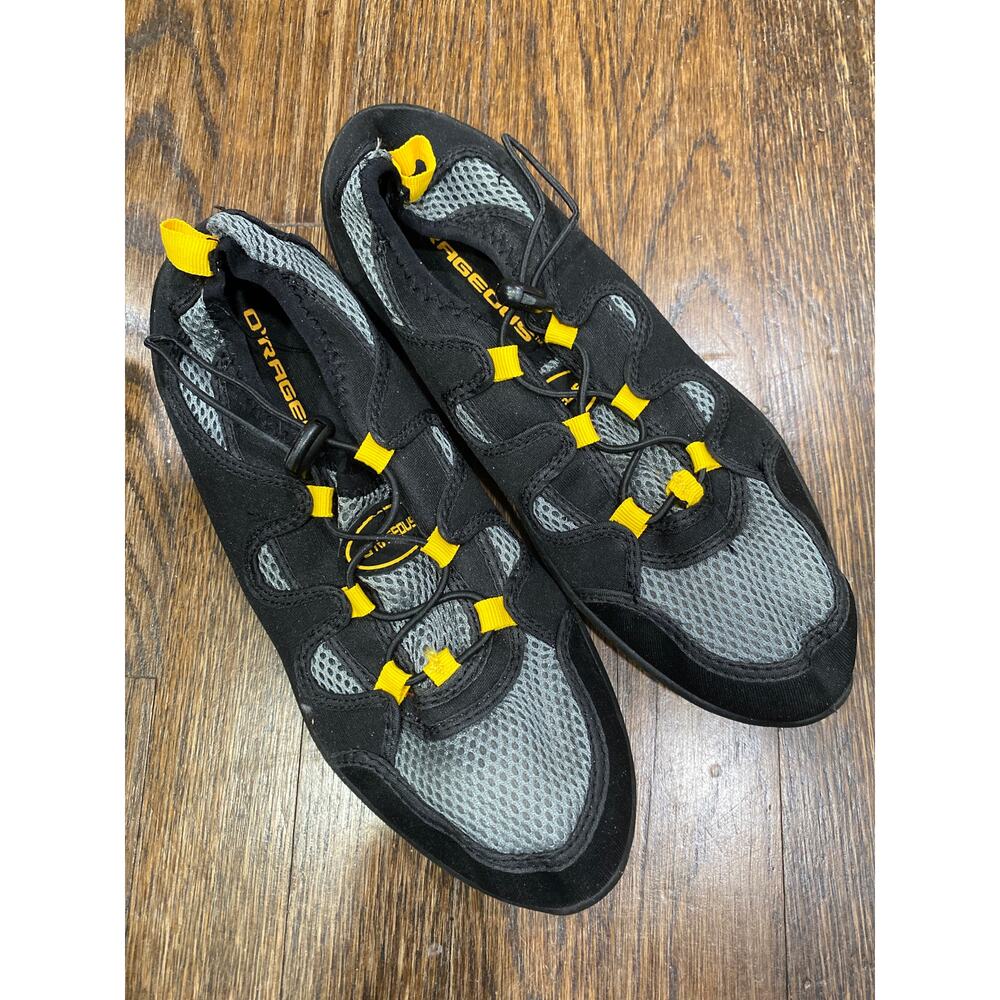 O'Rageous Water Shoes Mens Size 7 Black Non-Slip Hiking / Camping Footwear